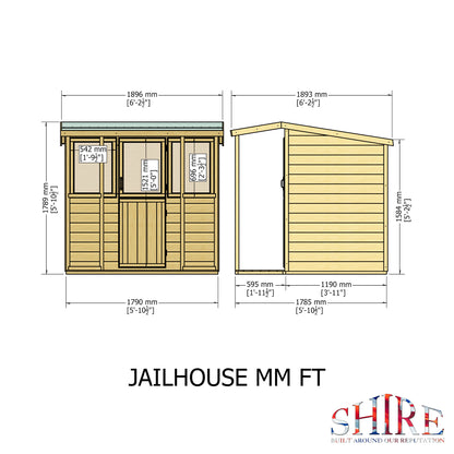 Shire Jailhouse 6' x 4' Little House