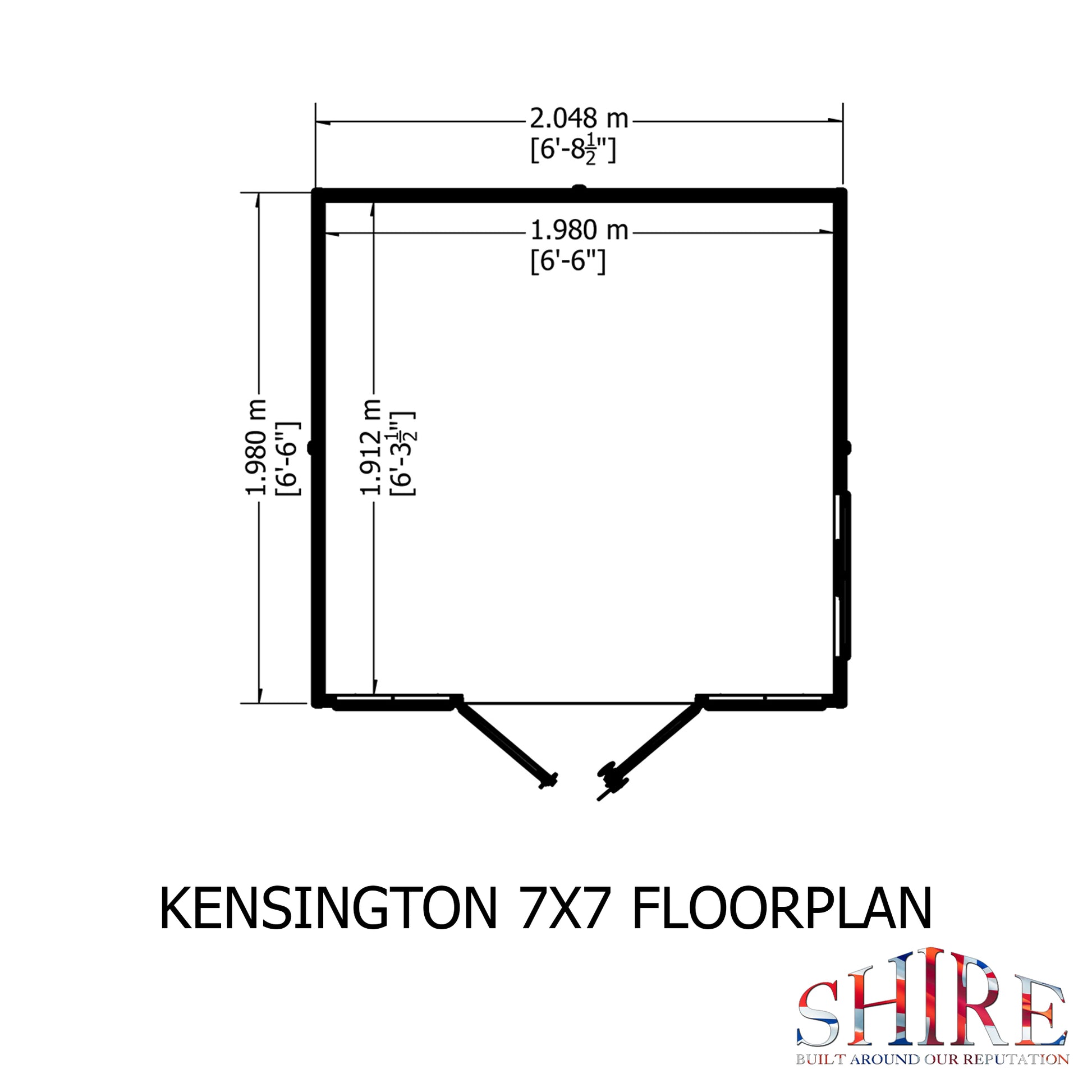 Shire Kensington 7' x 7' Summer House