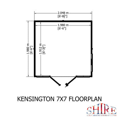 Shire Kensington 7' x 7' Summer House