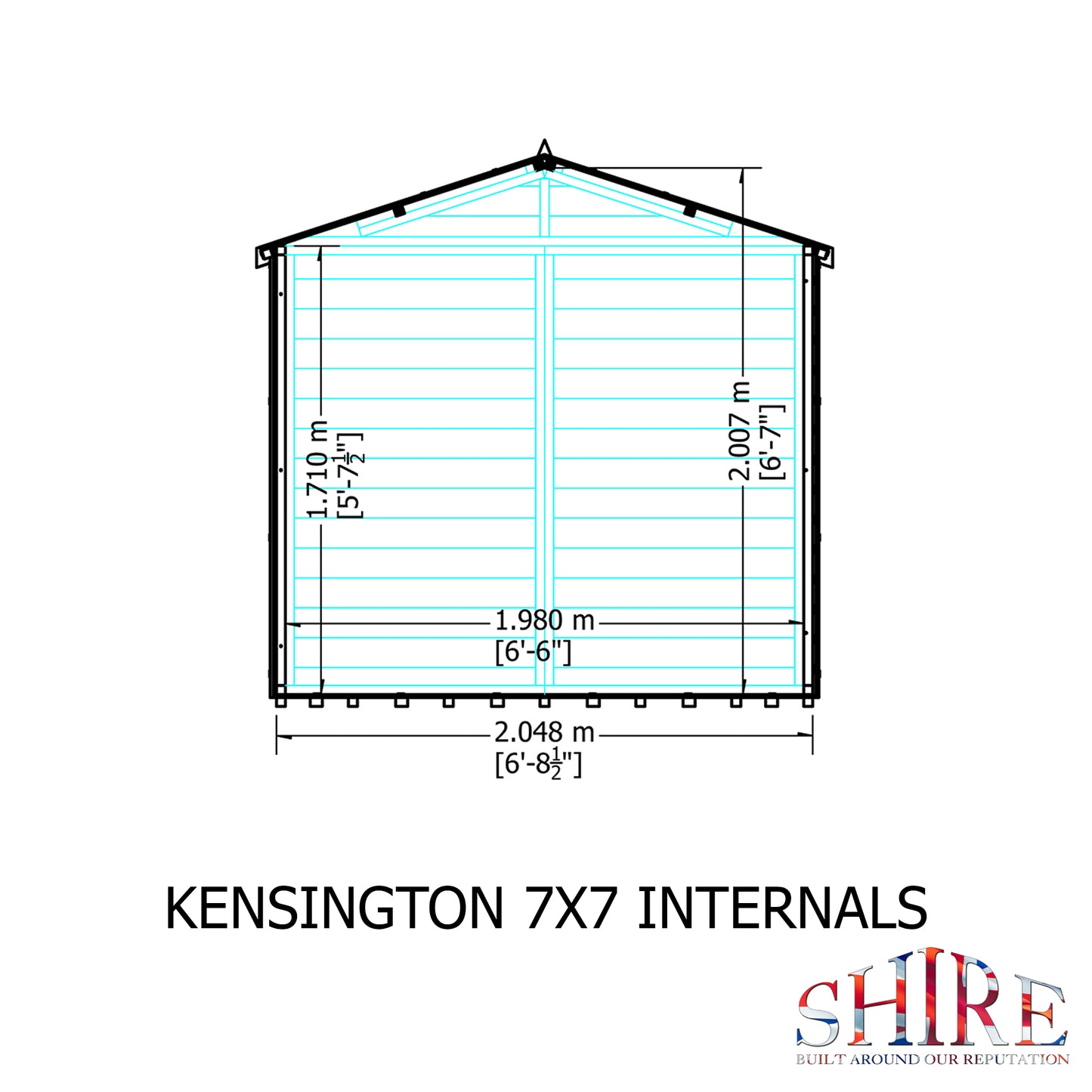 Shire Kensington 7' x 7' Summer House