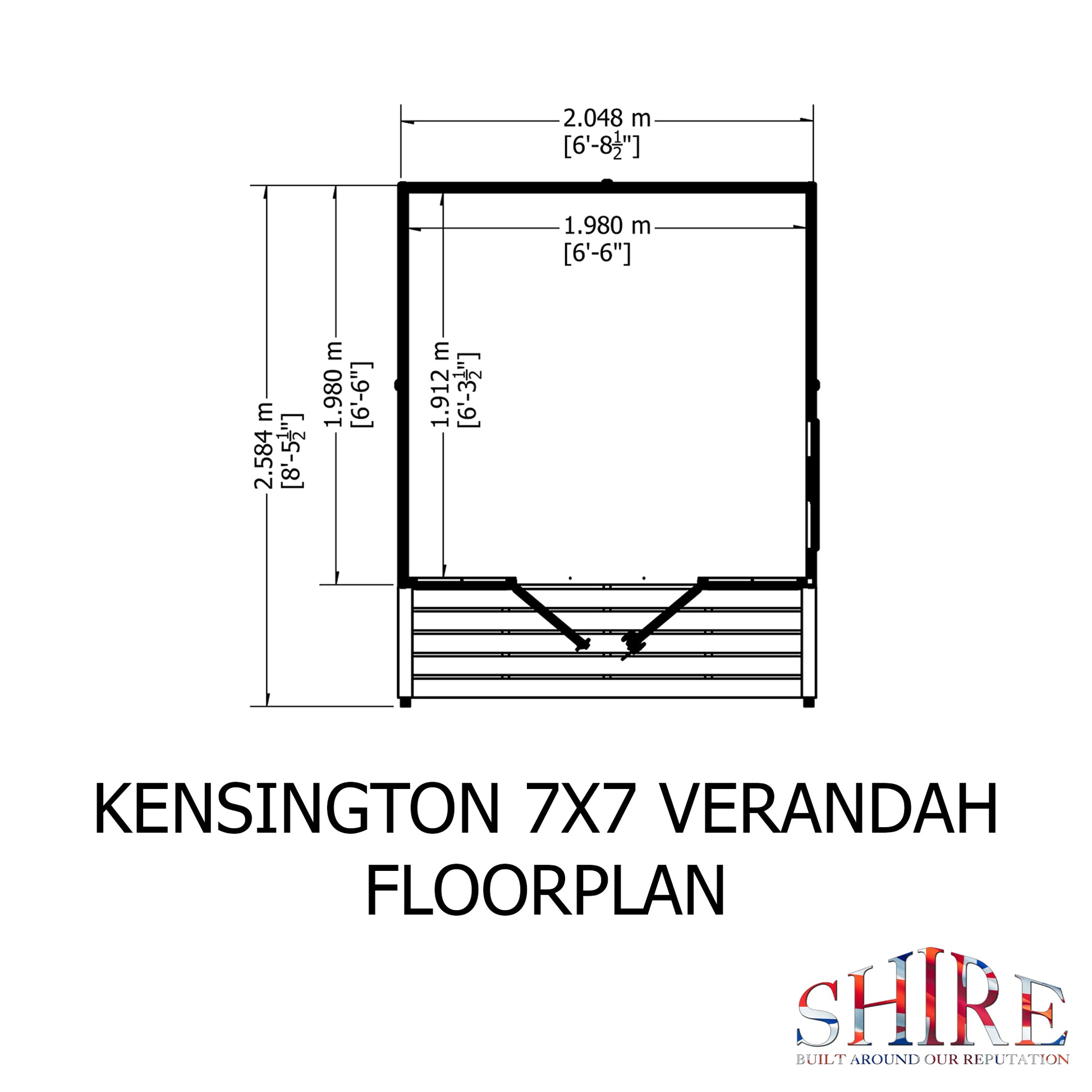 Shire Kensington 7' x 7' Summer House