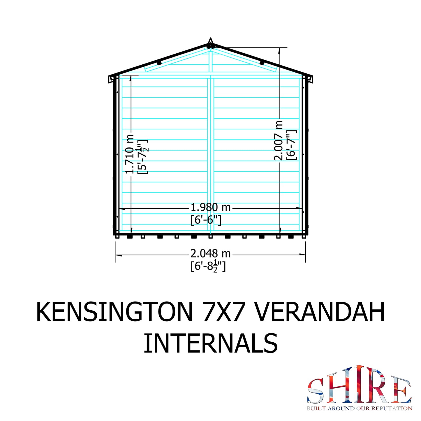 Shire Kensington 7' x 7' Summer House