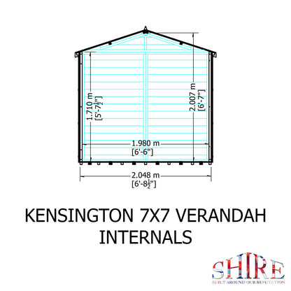 Shire Kensington 7' x 7' Summer House