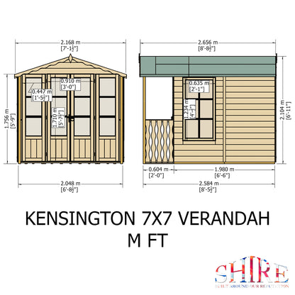 Shire Kensington 7' x 7' Summer House