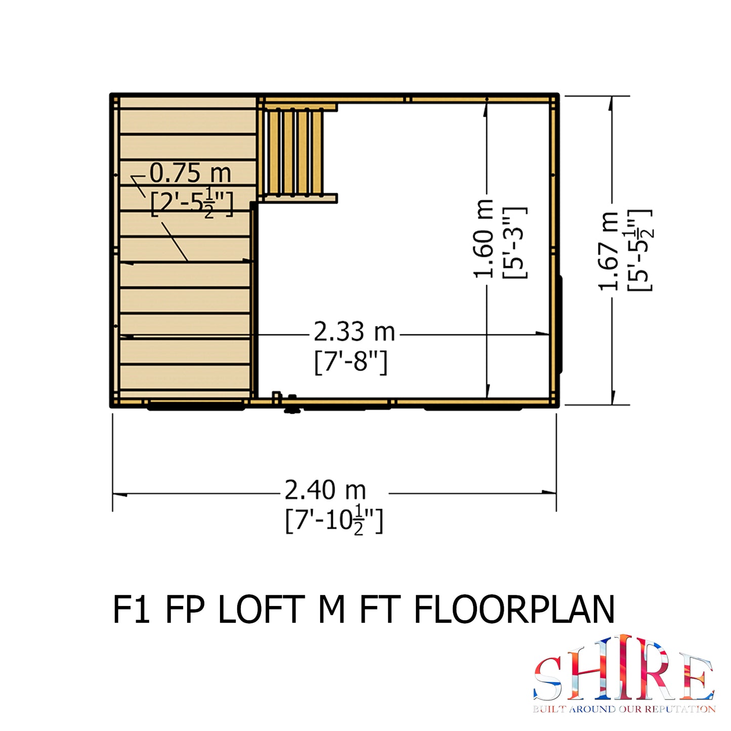 Shire Loft 8' x 9' Little House