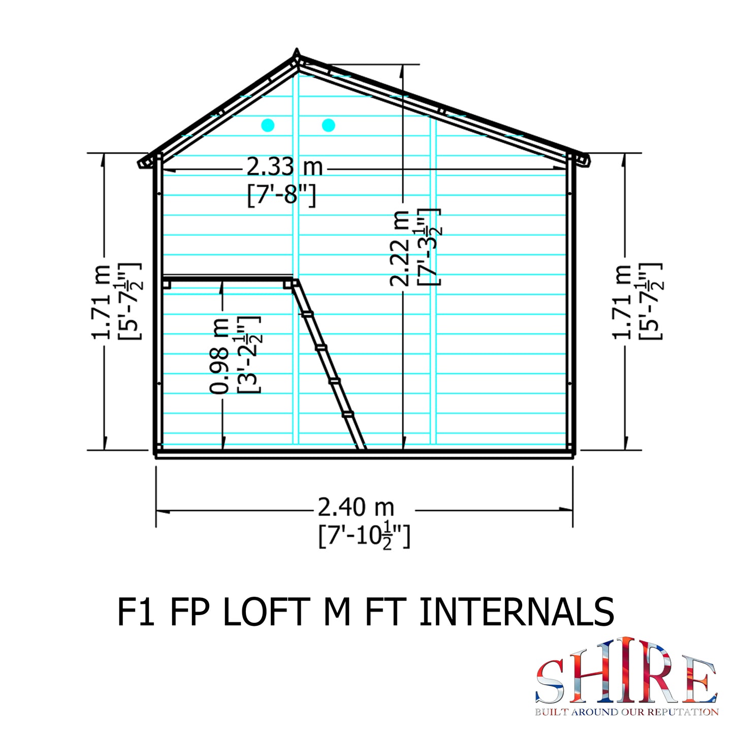 Shire Loft 8' x 9' Little House