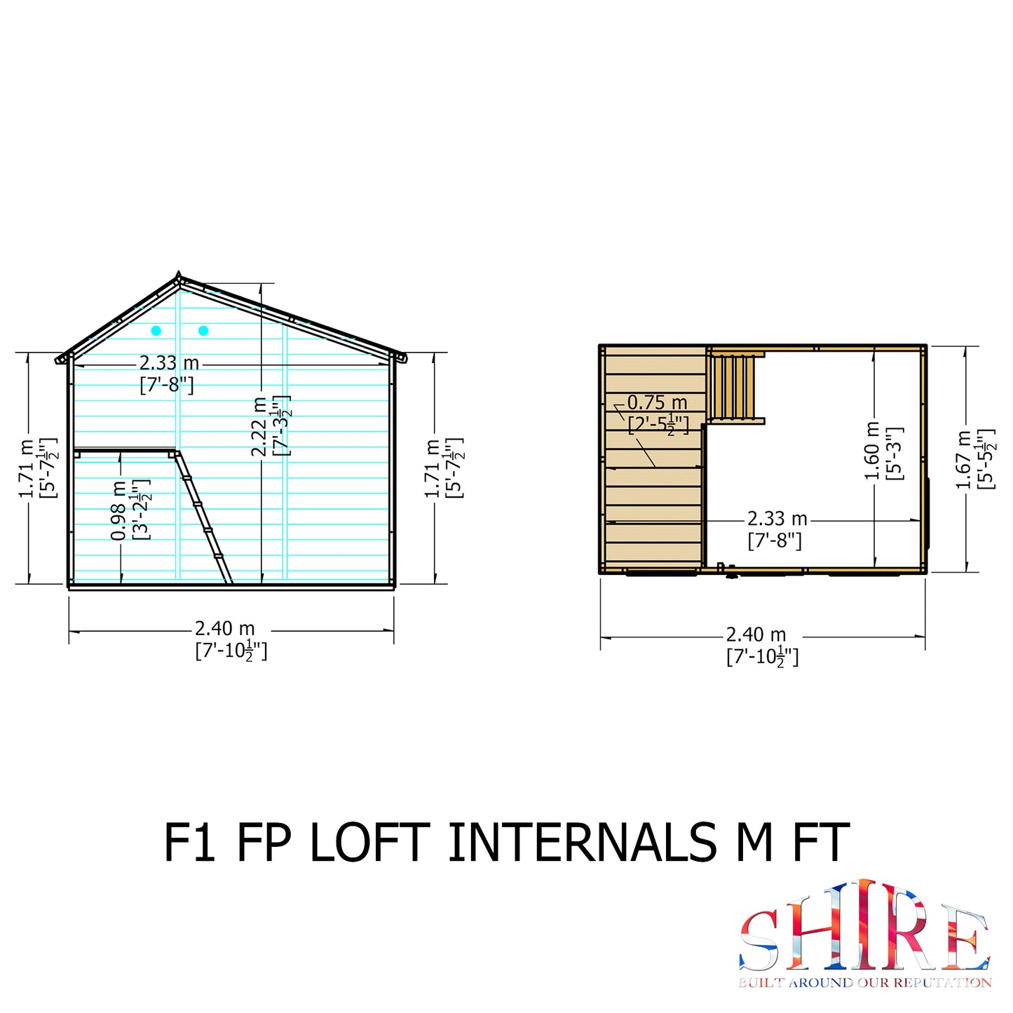 Shire Loft 8' x 9' Little House