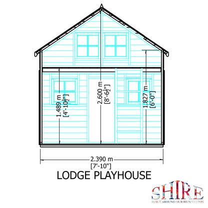 Shire Lodge 8' x 9' Little House