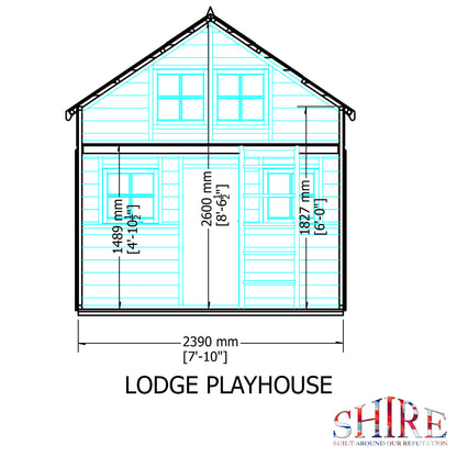 Shire Lodge 8' x 9' Little House