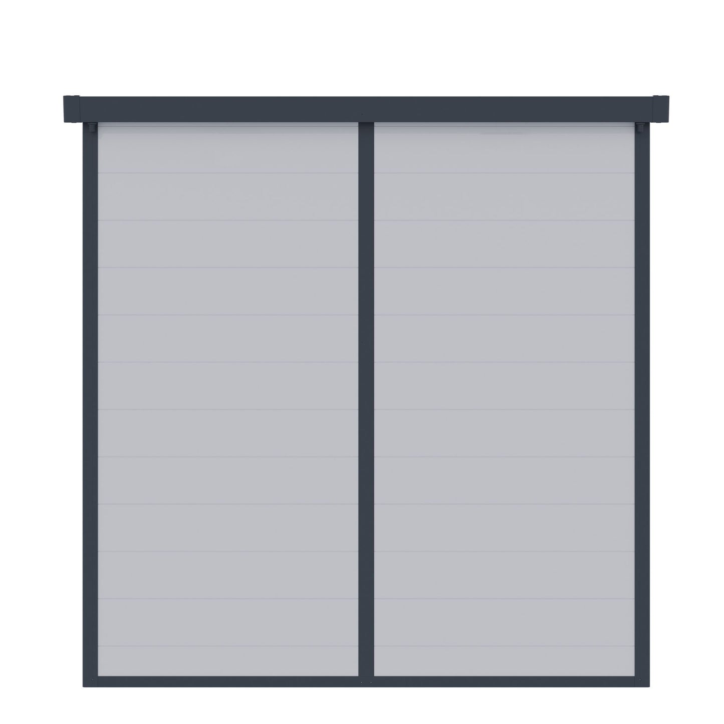 Lotus Canto Pent Plastic Shed - 6x6 Grey