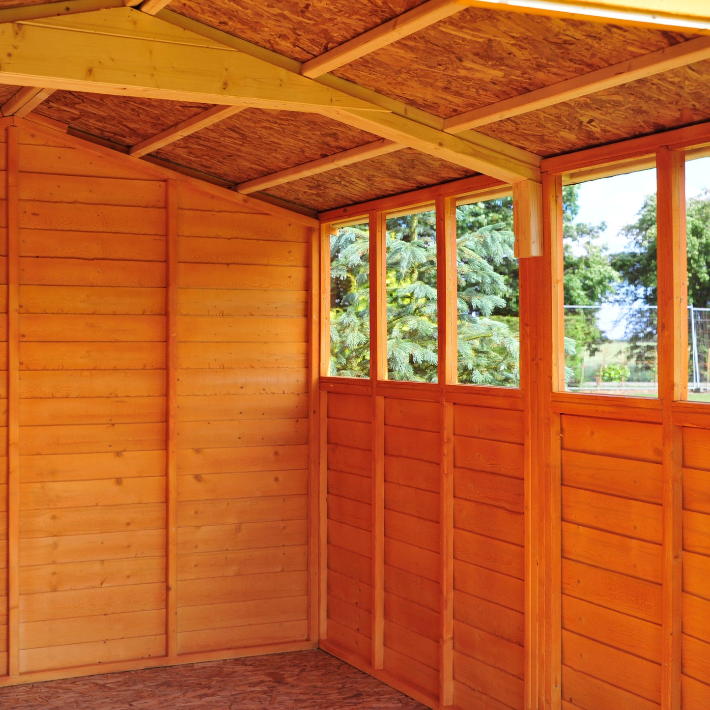 Shire Overlap Double Door 10x20 Dip Treated Wooden Garden Shed