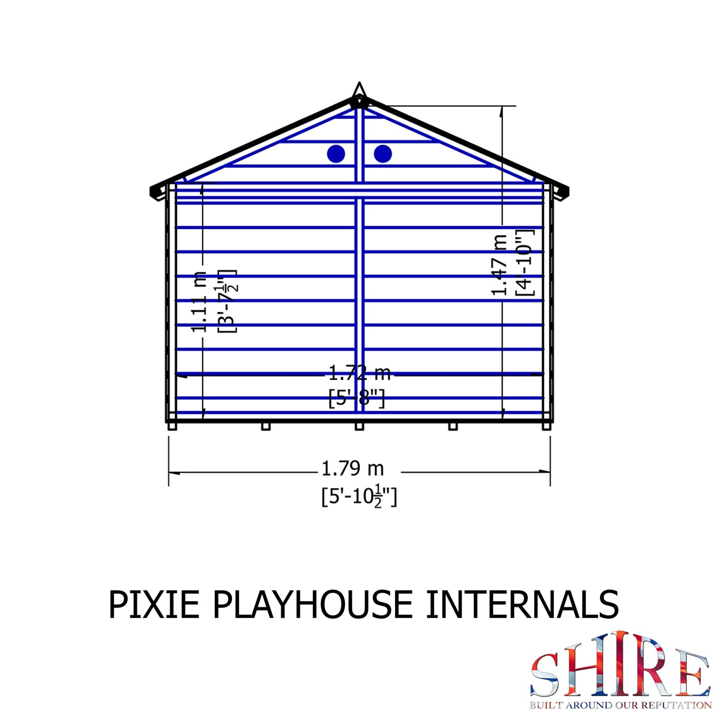 Shire Pixie 6' x 4' Little House