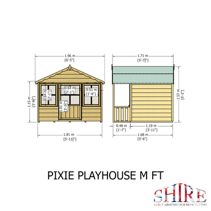 Shire Pixie 6' x 4' Little House