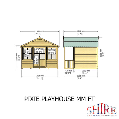 Shire Pixie 6' x 4' Little House