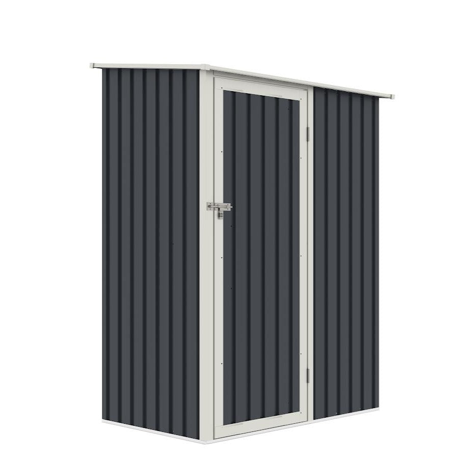 Lotus Phoebe Pent Metal Shed - 5x3 Grey