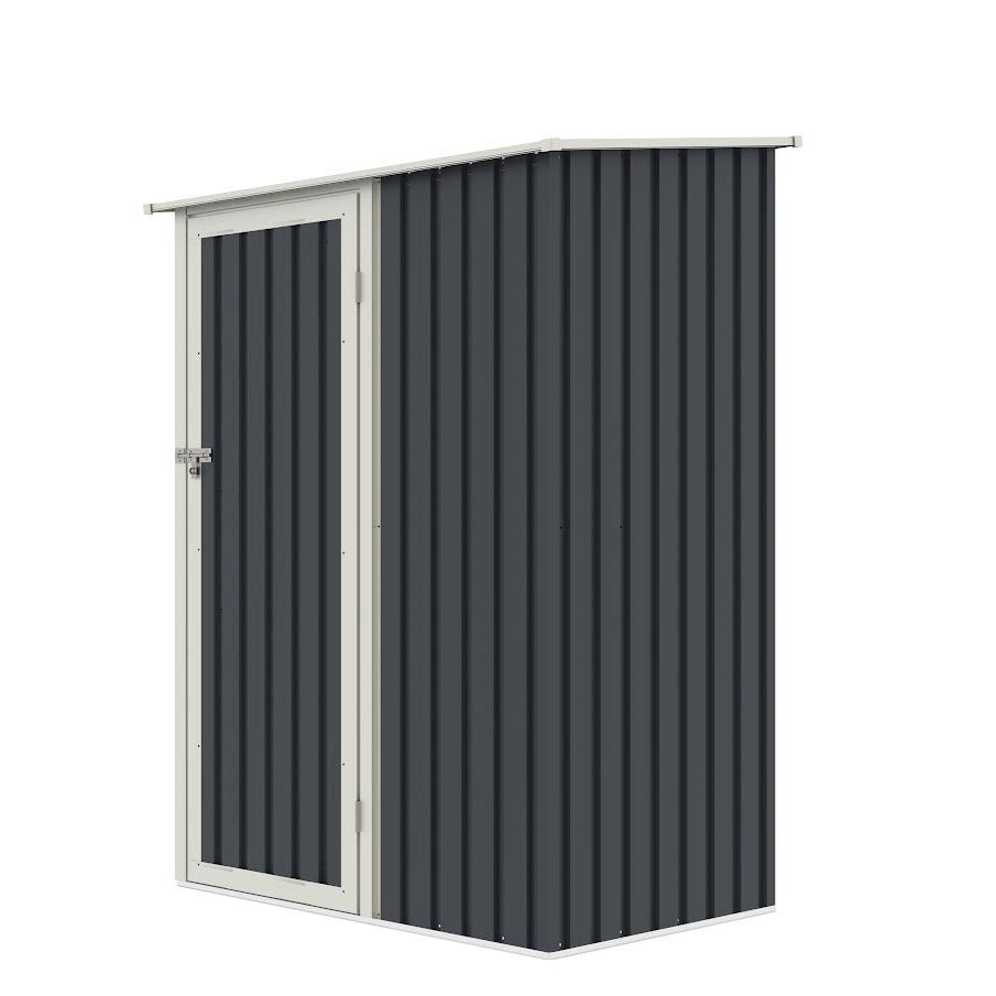 Lotus Phoebe Pent Metal Shed - 5x3 Grey