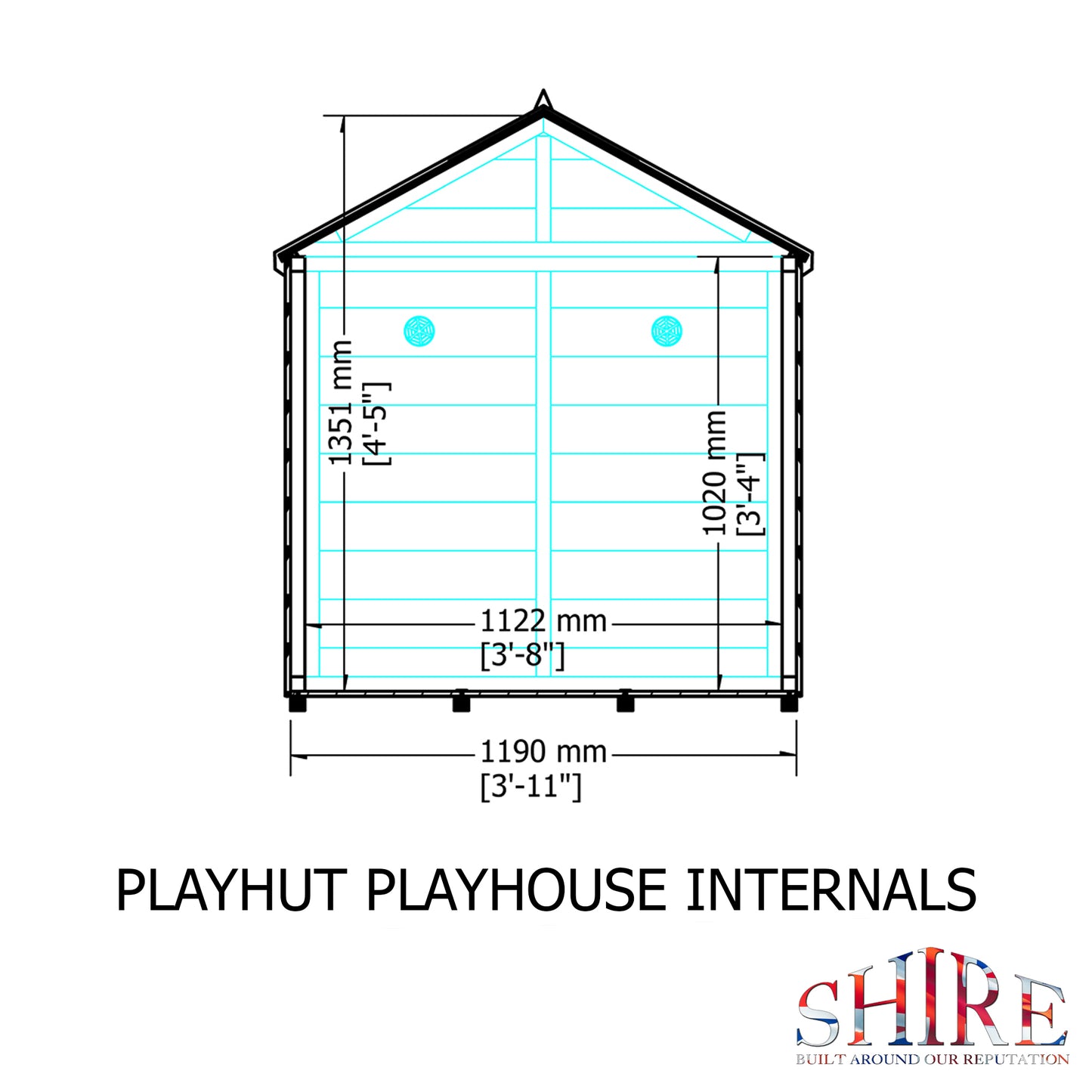 Shire 4x4 Playhut Little House