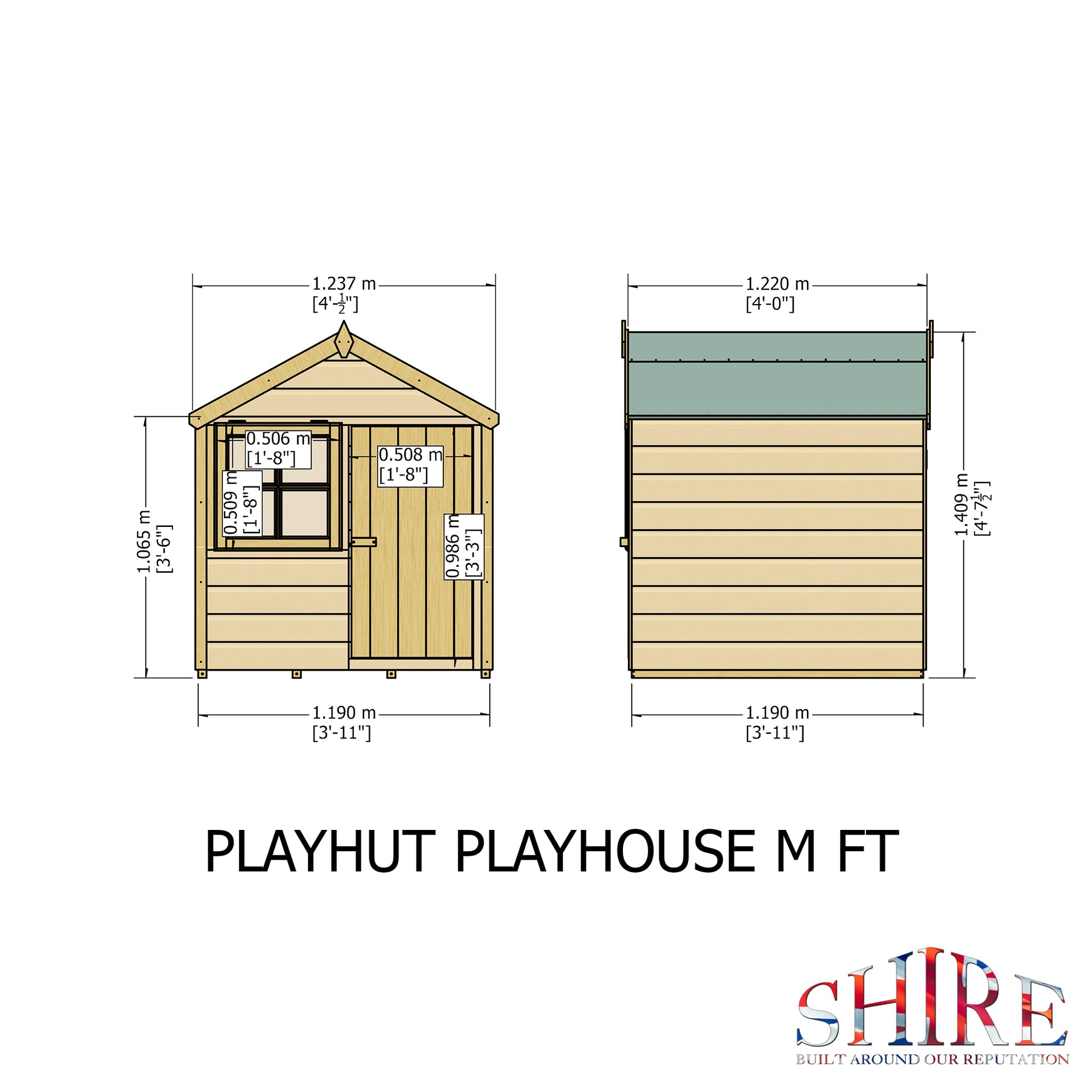 Shire 4x4 Playhut Little House