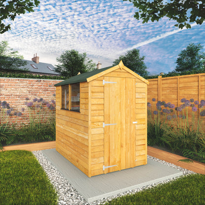 Mercia 6 x 4 Overlap Apex Shed