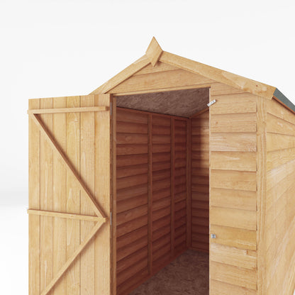 Mercia 6 x 4 Overlap Apex  - Windowless Shed