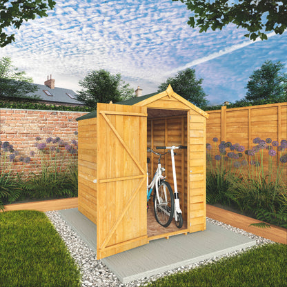 Mercia 6 x 4 Overlap Apex  - Windowless Shed