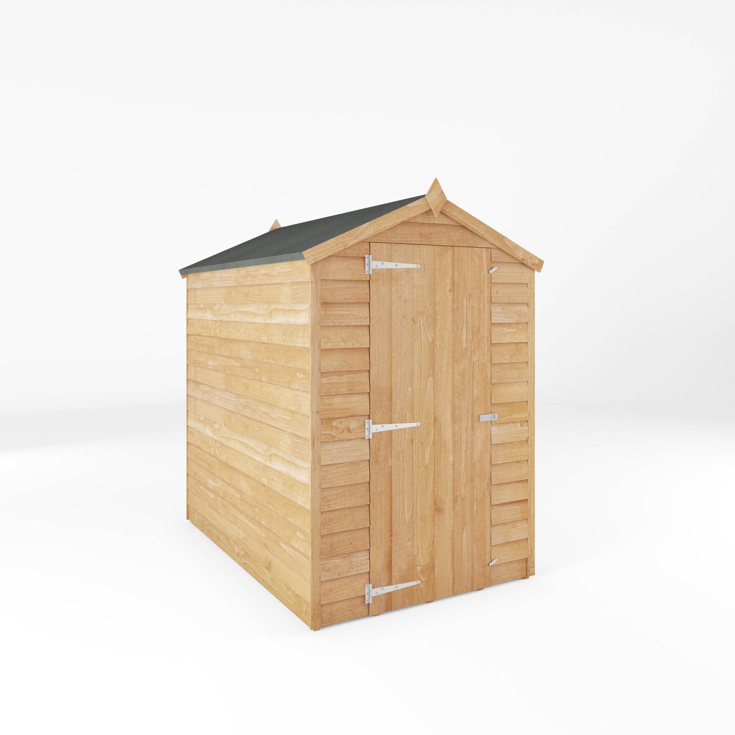 Mercia 6 x 4 Overlap Apex  - Windowless Shed