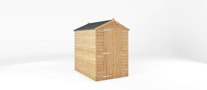 Mercia 6 x 4 Overlap Apex  - Windowless Shed