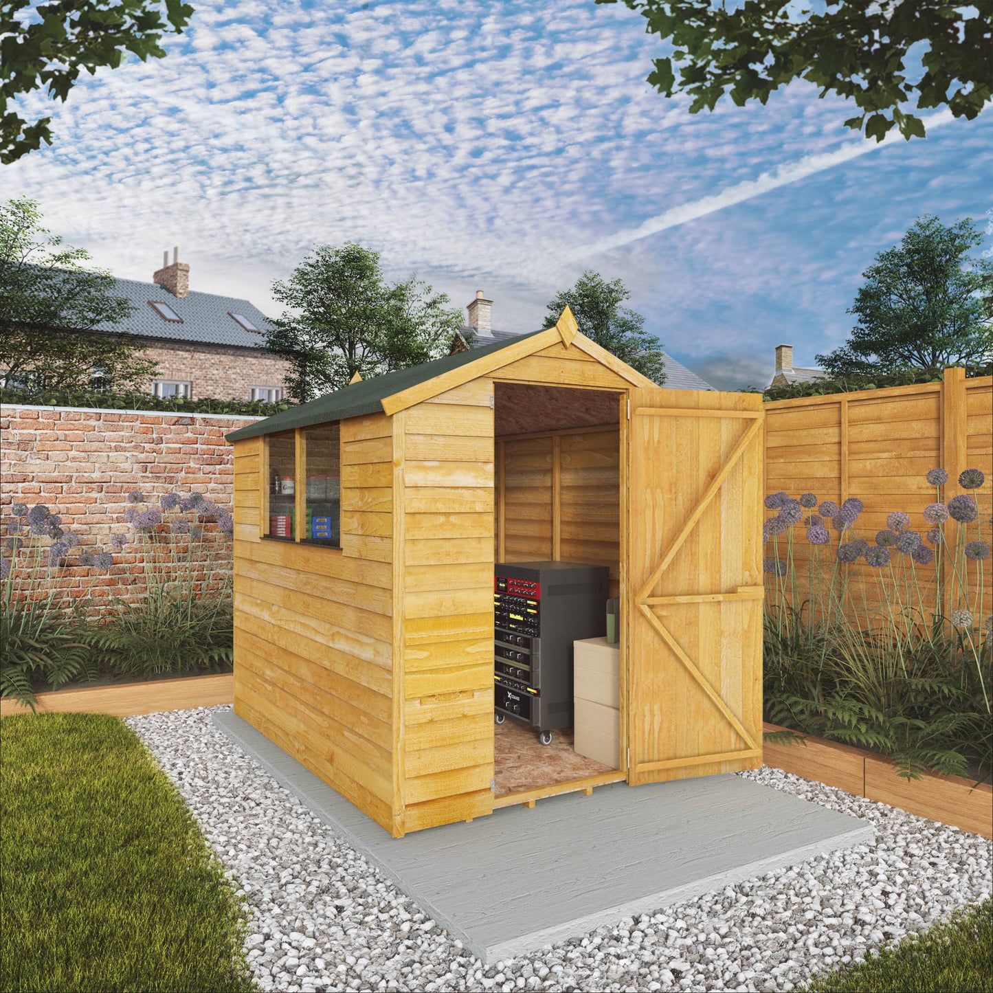 Mercia 7 x 5 Overlap Apex Shed