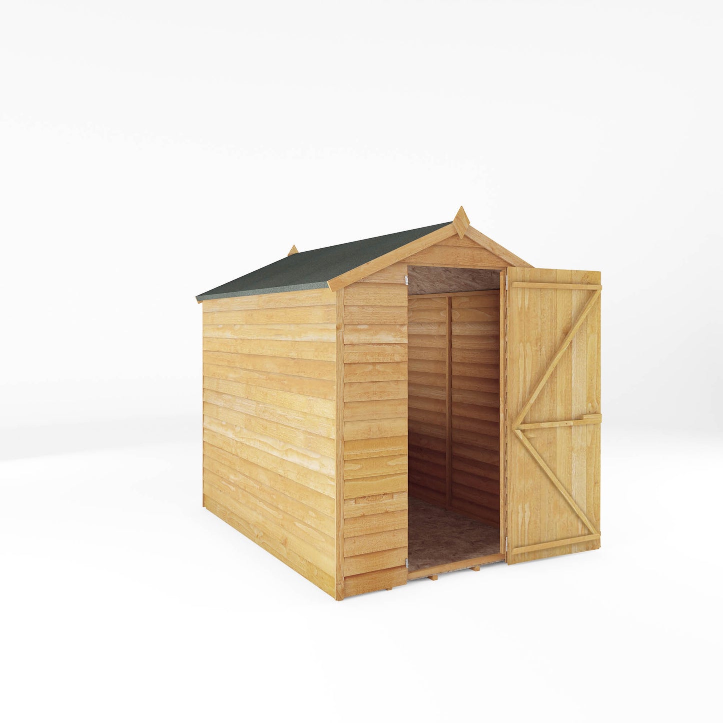 Mercia 7 x 5 Overlap Apex  - Windowless Shed