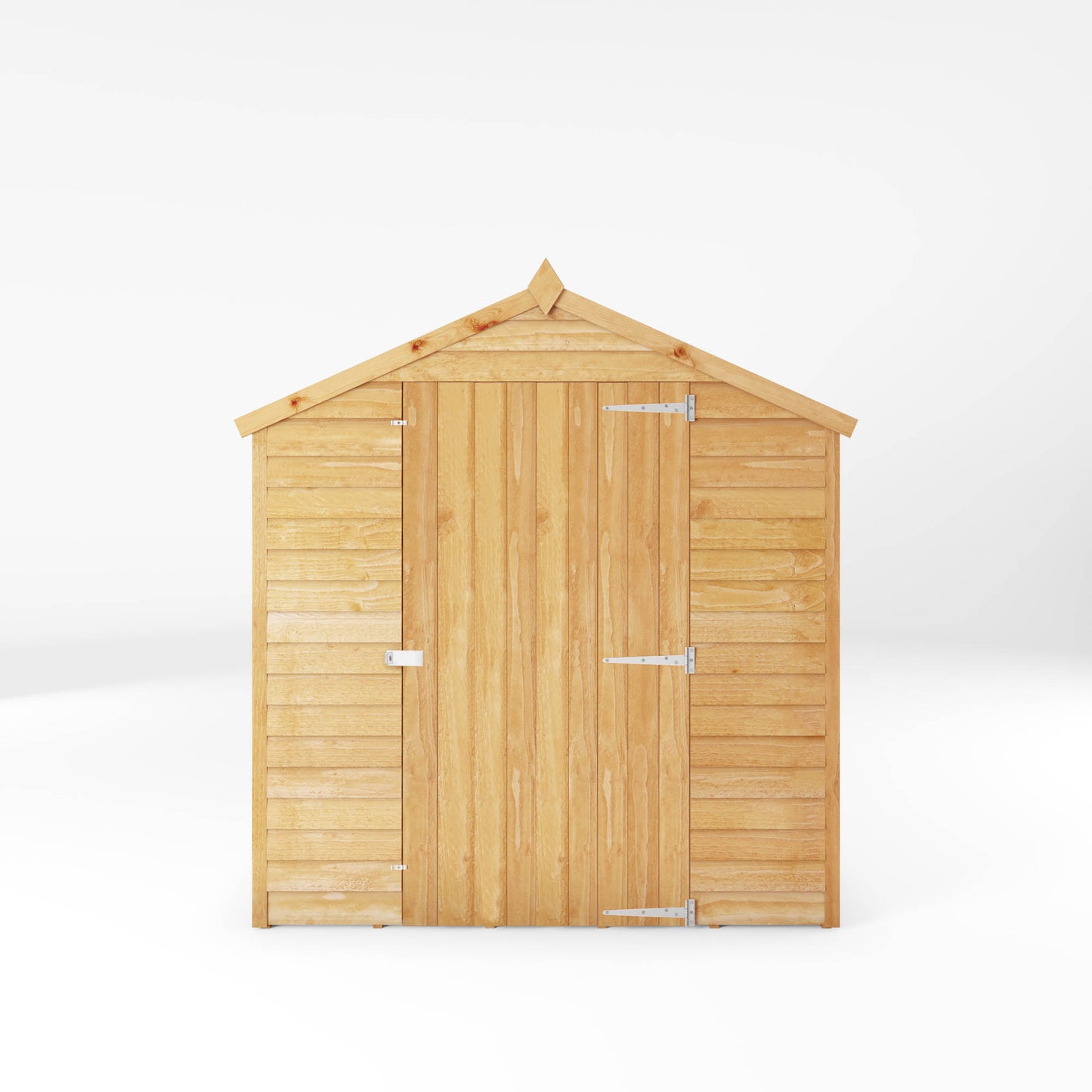 Mercia 8 x 6 Overlap Apex - Single Door - Windowless Shed