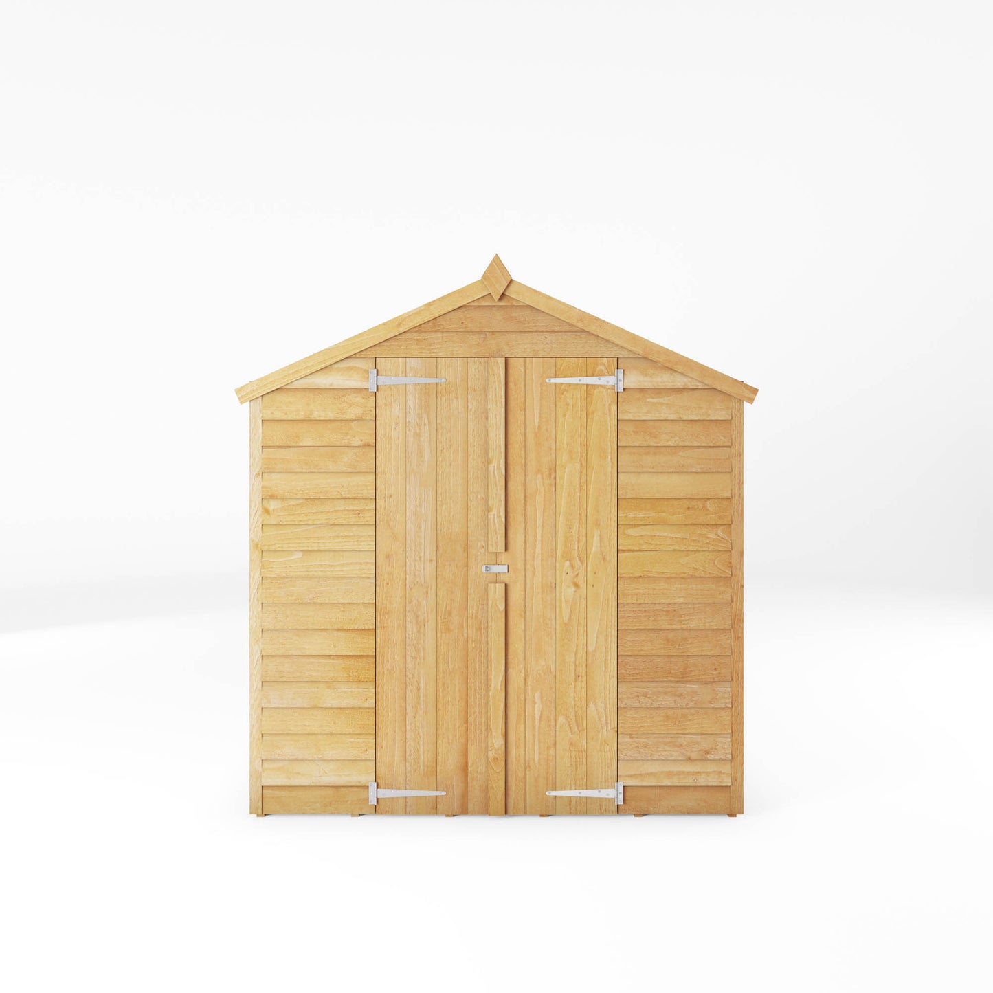 Mercia 8 x 6 Overlap Apex - Double Door Shed