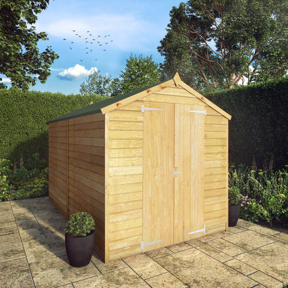 Mercia 10 x 6 Overlap Apex  - Windowless Shed