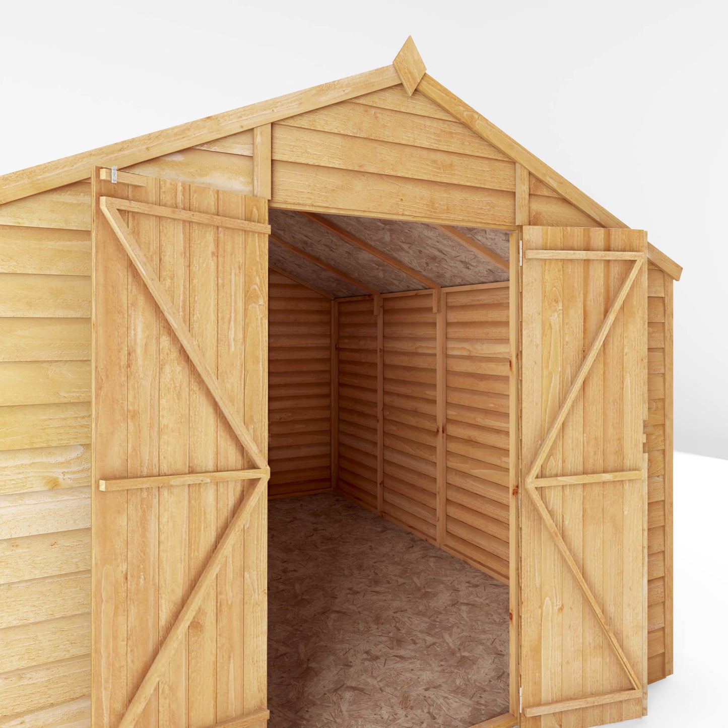 Mercia 10 x 8 Overlap Apex Shed