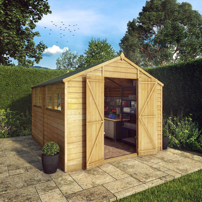 Mercia 10 x 8 Overlap Apex Shed