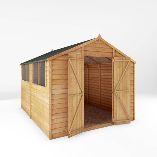 Mercia 10 x 8 Overlap Apex Shed