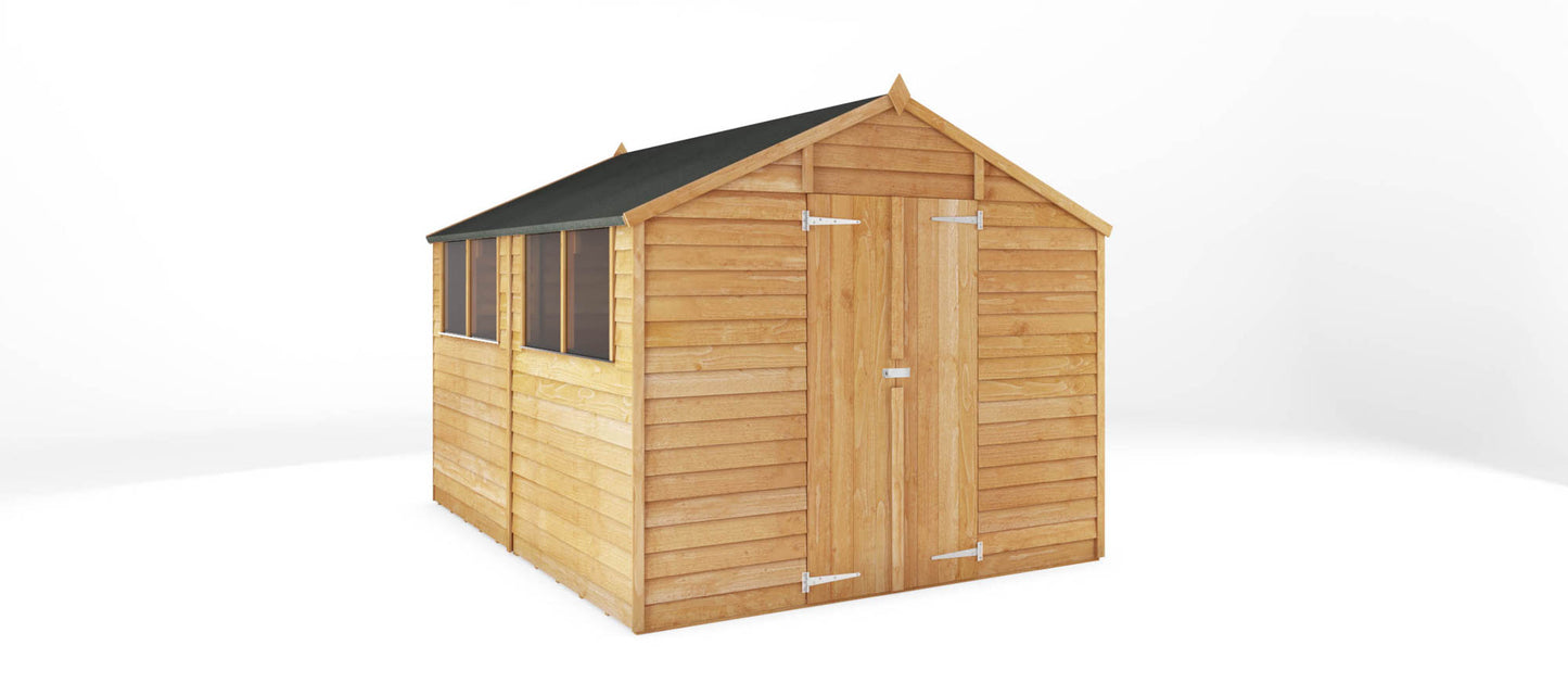 Mercia 10 x 8 Overlap Apex Shed