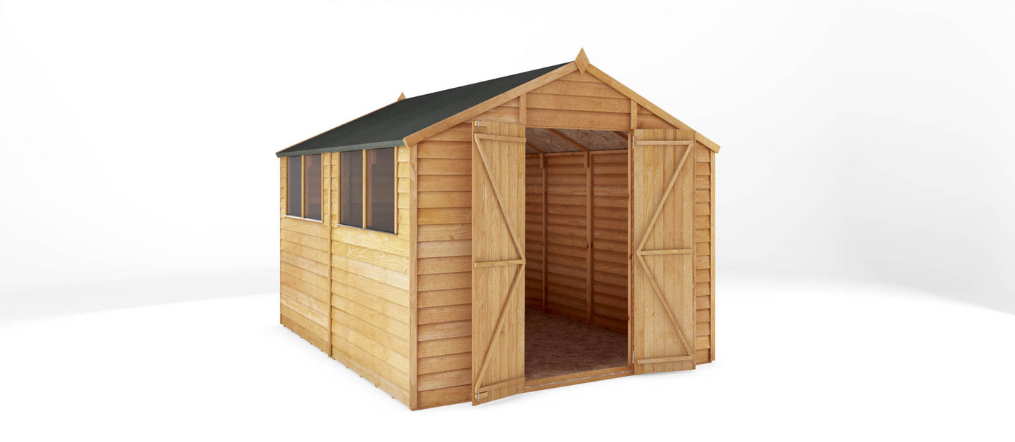 Mercia 10 x 8 Overlap Apex Shed