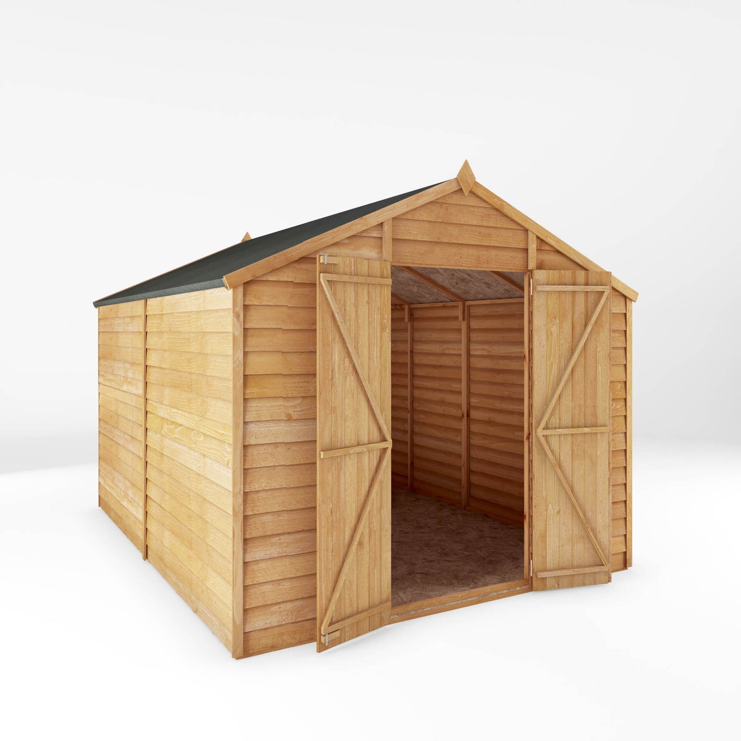 Mercia 10 x 8 Overlap Apex - Windowless Shed