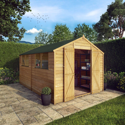 Mercia 12 x 8 Overlap Apex Shed