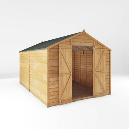 Mercia 12 x 8 Overlap Apex - Windowless Shed