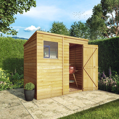 Mercia 7 x 5 Overlap Pent Shed