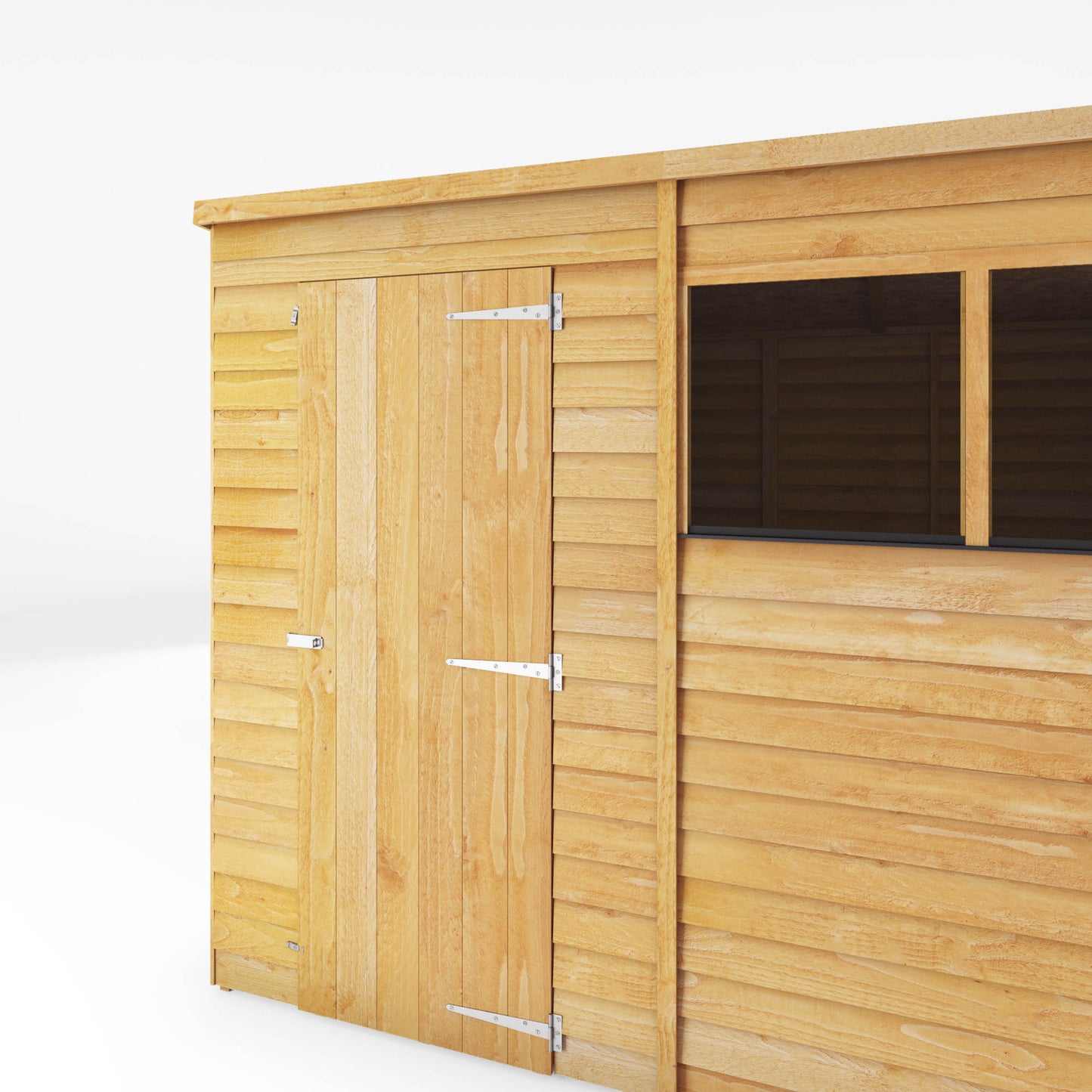 Mercia 8 x 6 Overlap Pent Shed