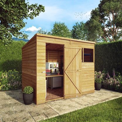 Mercia 8 x 6 Overlap Pent Shed