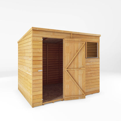 Mercia 8 x 6 Overlap Pent Shed