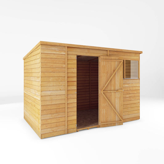 Mercia 10 x 6 Overlap Pent Shed