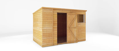 Mercia 10 x 6 Overlap Pent Shed