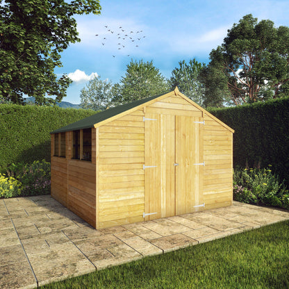 Mercia 10 x 10 Overlap Apex Shed