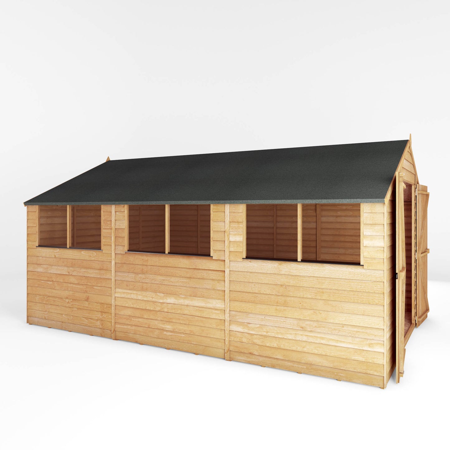 Mercia 15 x 10 Overlap Apex Shed