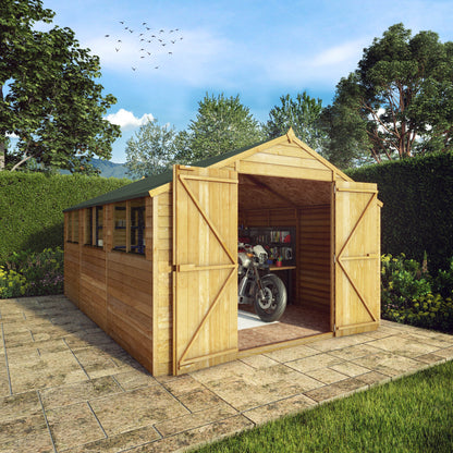 Mercia 15 x 10 Overlap Apex Shed