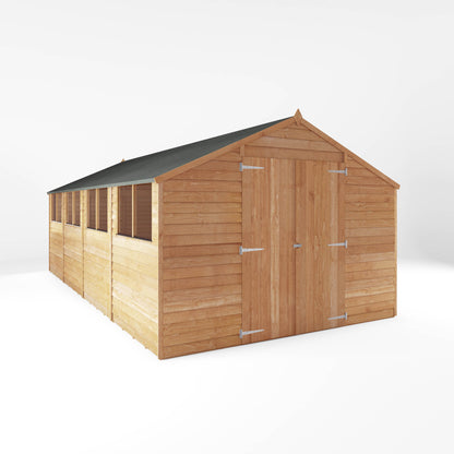 Mercia 20 x 10 Overlap Apex Shed